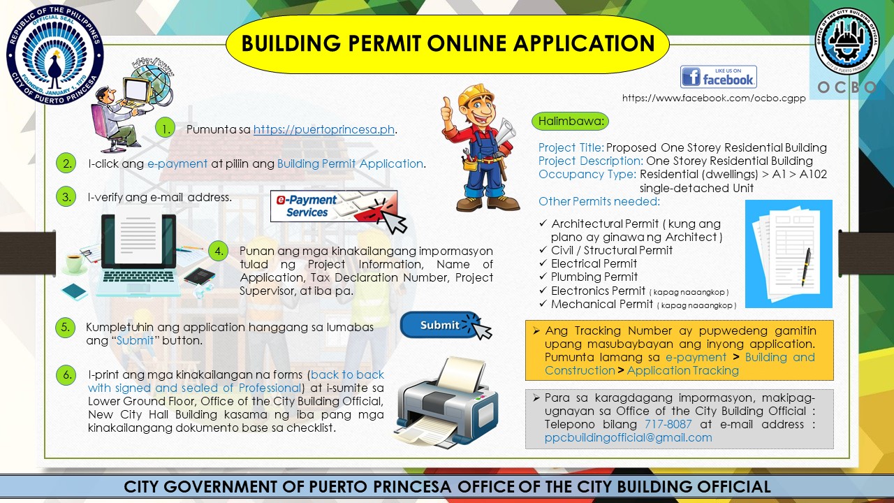 Building Permit Online Application – OFFICE OF THE CITY BUILDING OFFICIAL